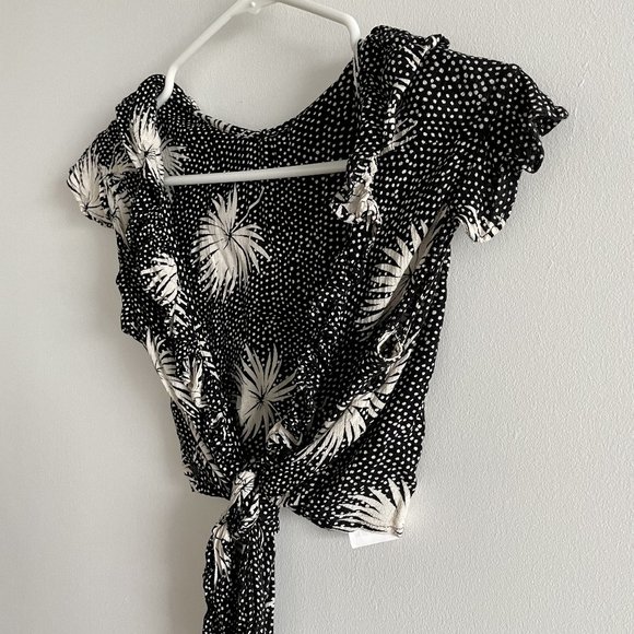 Floral Print billabong crop top - Picture 2 of 3